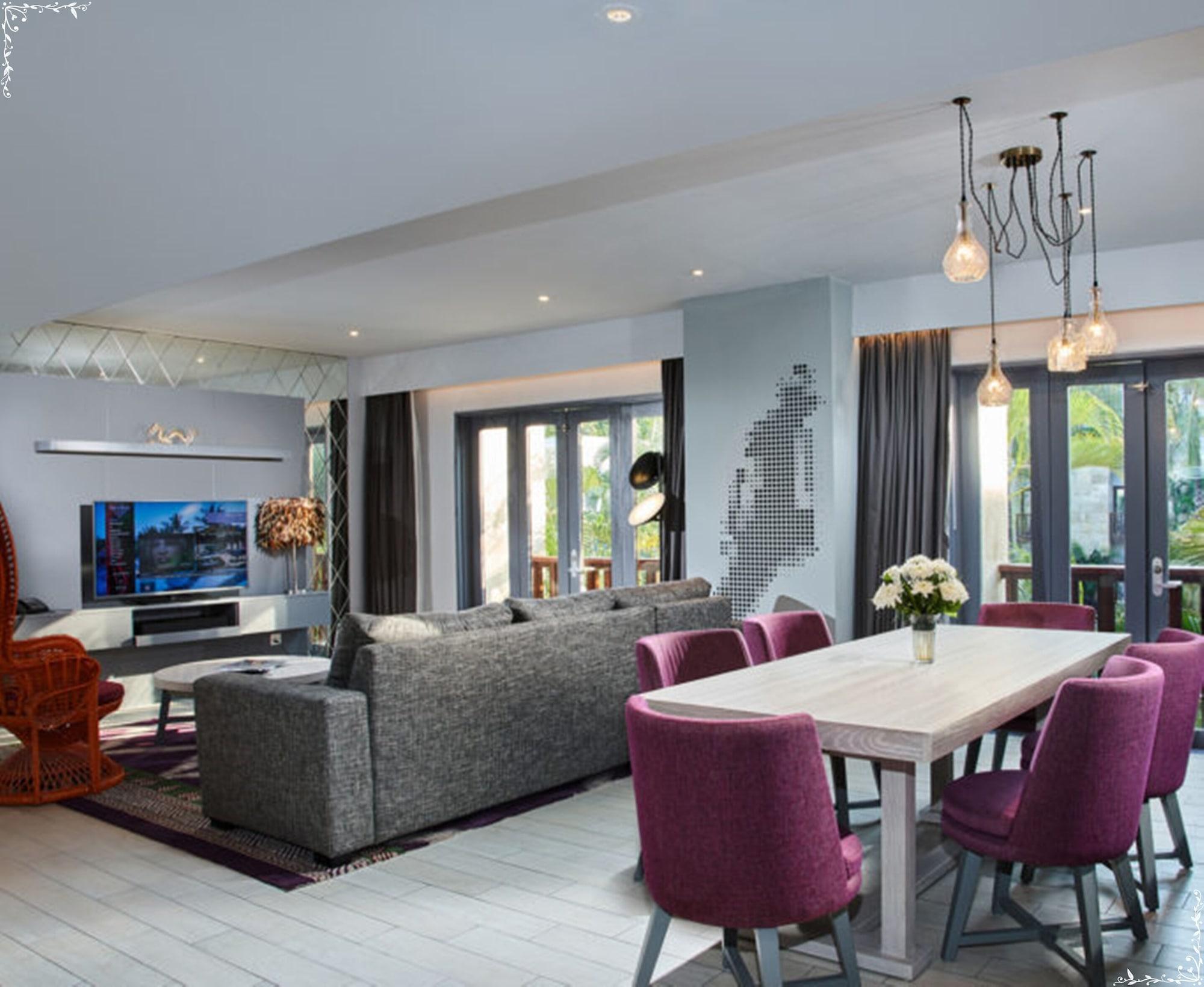 Hard Rock Hotel Bali Kuta Lombok Esterno foto A living room in a private house